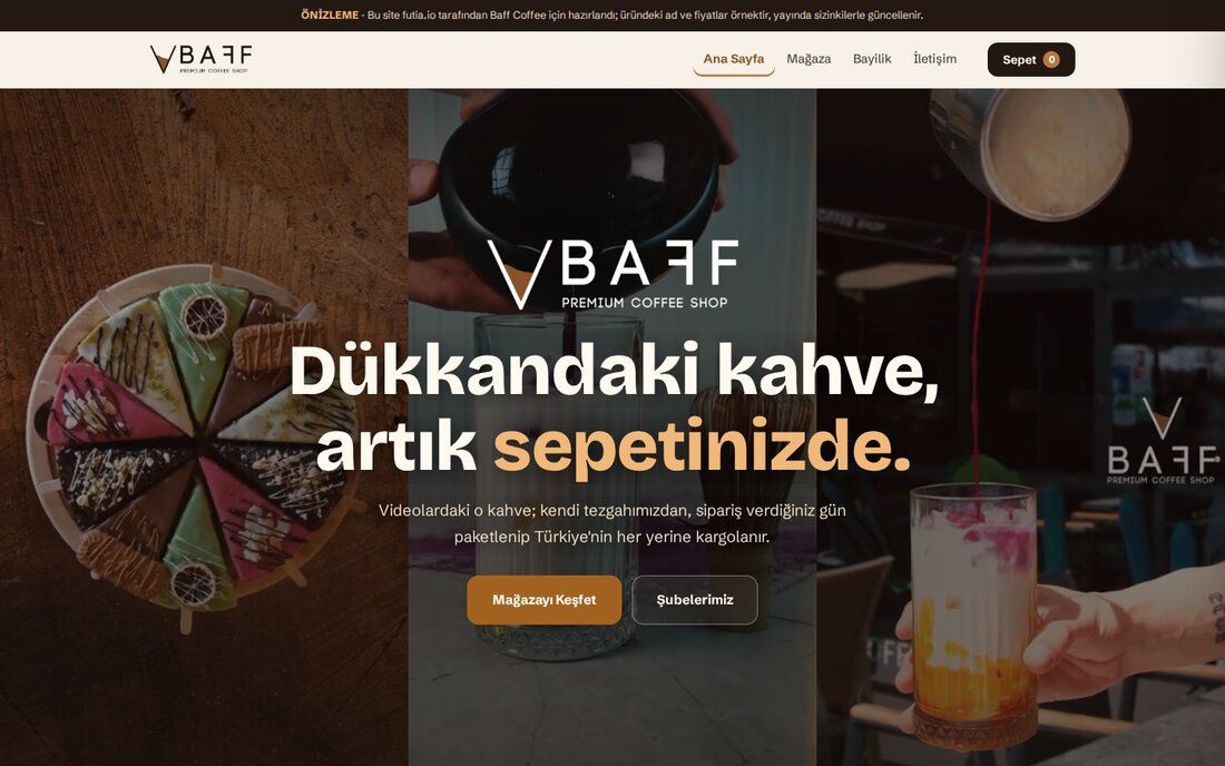 Koffiemerk: webshop en paneel