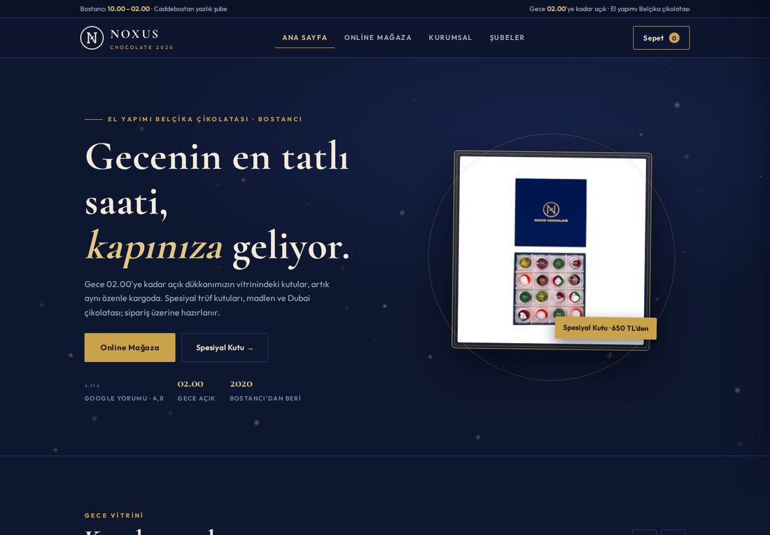 Luxe chocolade: nachtidentiteit