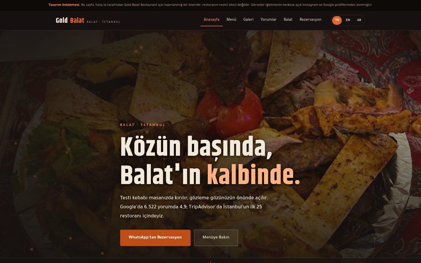 Nummer 24 van Istanbul, in drie talen · Op desktop